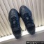 Gucci leather Rhyton Women/Men Sneakers with Contrasting Interlocking G cut-out Black/White 2023