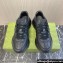 Gucci leather Rhyton Women/Men Sneakers with Contrasting Interlocking G cut-out Black/White 2023