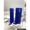 Givenchy Heel 8.5cm Shark Lock boots Blue with strass 2023