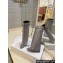 Givenchy Heel 8.5cm Shark Lock boots Silver Gray with strass 2023