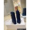 Givenchy Heel 8.5cm Shark Lock ankle boots petrol Blue with strass 2023