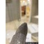 Givenchy Heel 8.5cm Shark Lock ankle boots Silver Gray with strass 2023