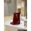 Givenchy Heel 8.5cm Shark Lock ankle boots in smooth calfskin leather Dark Red 2023