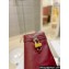 Givenchy Heel 8.5cm Shark Lock ankle boots in smooth calfskin leather Dark Red 2023