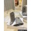 Givenchy Heel 8.5cm Shark Lock ankle boots in smooth calfskin leather Gray 2023