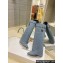 Givenchy Heel 8.5cm Shark Lock boots in washed denim Blue 2023