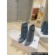 Givenchy Heel 8.5cm Shark Lock ankle boots in denim with pearls 2023