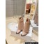 Givenchy Heel 8.5cm Shark Lock ankle boots in smooth calfskin leather Stitching Nude 2023