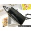 Dior Large Lady Dior Bag in Patent Cannage Calfskin Black