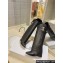 Givenchy Heel 8.5cm Shark Lock boots in smooth calfskin leather Stitching Black 2023