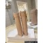 Givenchy Heel 8.5cm Shark Lock boots in smooth calfskin leather Stitching Nude 2023