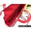 Dior Large Lady Dior Bag in Patent Cannage Calfskin Red