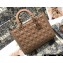 Dior Large Lady Dior Bag in Nude Ultramatte Cannage Calfskin