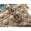 Dior Large Lady Dior Bag in Nude Ultramatte Cannage Calfskin