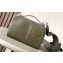 Loewe Mini Camera Crossbody bag in satin calfskin Dark Khaki Green