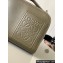 Loewe Mini Camera Crossbody bag in satin calfskin Dark Khaki Green