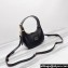 Miu Miu Leather hobo bag 5BP084 Black