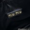 Miu Miu Leather hobo bag 5BC161 Black