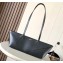 Loewe Cropped Puzzle Fold bag in shiny calfskin Black