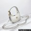 Miu Miu Leather hobo bag 5BP084 White