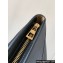 Loewe Cropped Puzzle Fold bag in shiny calfskin Black