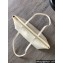 Loewe Cropped Puzzle Fold bag in shiny calfskin White