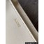 Loewe Cropped Puzzle Fold bag in shiny calfskin White