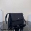 Prada Re-nylon Large Padded Shoulder Bag 1BD256 Black 2023