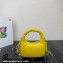 Prada Soft padded nappa leather mini-bag 1BA384 Yellow 2023