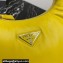 Prada Soft padded nappa leather mini-bag 1BA384 Yellow 2023