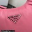 Prada Soft padded nappa leather mini-bag 1BA384 Pink 2023