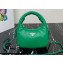 Prada Soft padded nappa leather mini-bag 1BA384 Green 2023