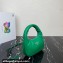 Prada Soft padded nappa leather mini-bag 1BA384 Green 2023
