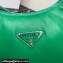 Prada Soft padded nappa leather mini-bag 1BA384 Green 2023