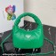 Prada Soft padded nappa leather mini-bag 1BA384 Green 2023