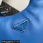 Prada Soft padded nappa leather mini-bag 1BA384 Blue 2023