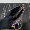 Prada Symbole leather and fabric mini bag 1BC176 Black/Purple 2023