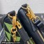 Prada Symbole leather and fabric mini bag 1BC176 Black/Green 2023