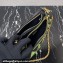 Prada Symbole leather and fabric mini bag 1BC176 Black/Green 2023