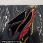 Prada Symbole leather and fabric mini bag 1BC176 Black/Red 2023
