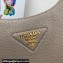 Prada leather bag 1BC178 Gray 2023
