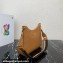 Prada leather bag 1BC178 Brown 2023
