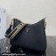 Prada leather bag 1BC178 Black 2023