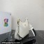 Prada leather bag 1BC178 White 2023