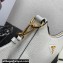 Prada leather bag 1BC178 White 2023