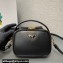 Prada Odette leather mini-bag 1BH203 Black 2023