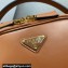 Prada Odette leather mini-bag 1BH203 Brown 2023