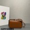 Prada Leather shoulder bag 1BD339 Brown 2023