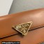 Prada Leather shoulder bag 1BD339 Brown 2023