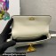 Prada Leather shoulder bag 1BD339 White 2023